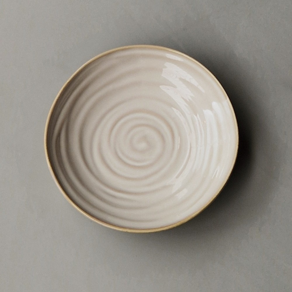 Luksa Home Collection Ontbijtbord Trulli | Beige | Set Van 2 | H2,5 x D23 cm - Copy