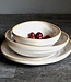 Luksa Home Collection Dessert Bord Trulli | Beige | Set Van 4 | H3 x D17,5 cm