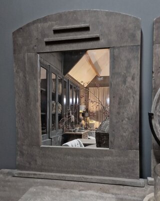 Luksa Home Collection Spiegel Bink | Antique Grey | H120 x B80 cm