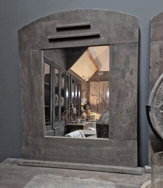 Luksa Home Collection Spiegel Bink | Antique Grey | H90 x B70 cm