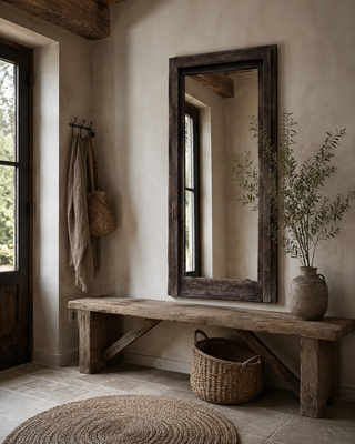 Luksa Home Collection Spiegel Bastiën | Antique Grey | H120 x B70 cm