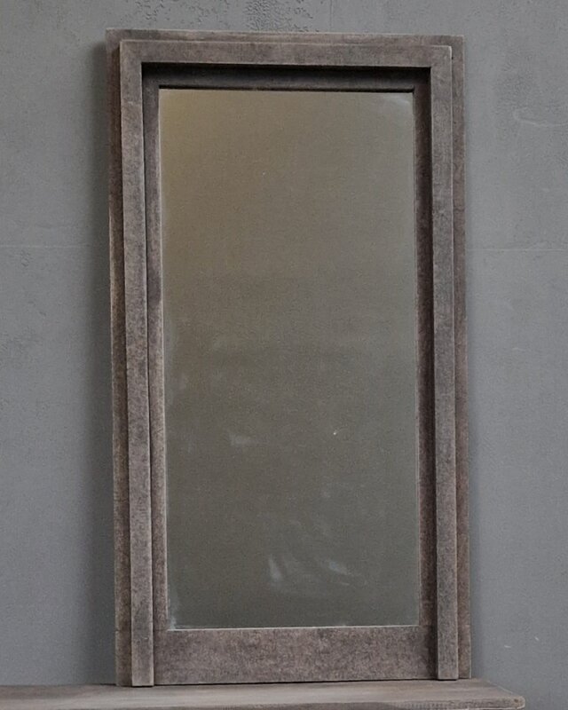 Luksa Home Collection Spiegel Bastiën | Antique Grey | H90 x B60 cm