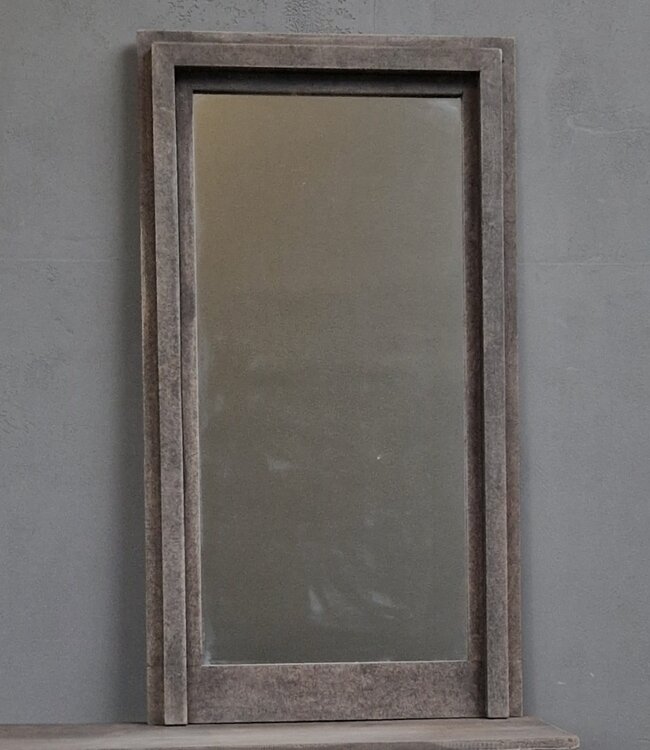 Luksa Home Collection Spiegel Bastiën | Antique Grey | H90 x B60 cm