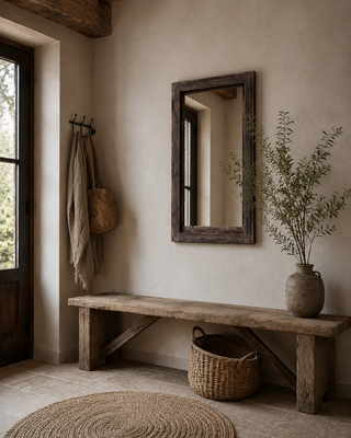 Luksa Home Collection Spiegel Bastiën | Antique Grey | H90 x B60 cm