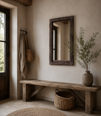 Luksa Home Collection Spiegel Bastiën | Antique Grey | H90 x B60 cm