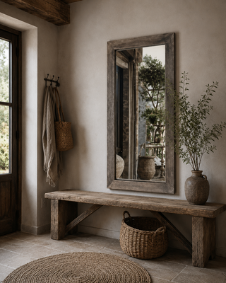 Luksa Home Collection Spiegel Bo | Antique Grey | H120 x B70 cm