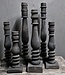 Luksa Home Collection Houten Baluster Bo | Antique Grey | 4 Maten