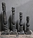 Luksa Home Collection Houten Baluster Bo | Antique Grey | 4 Maten