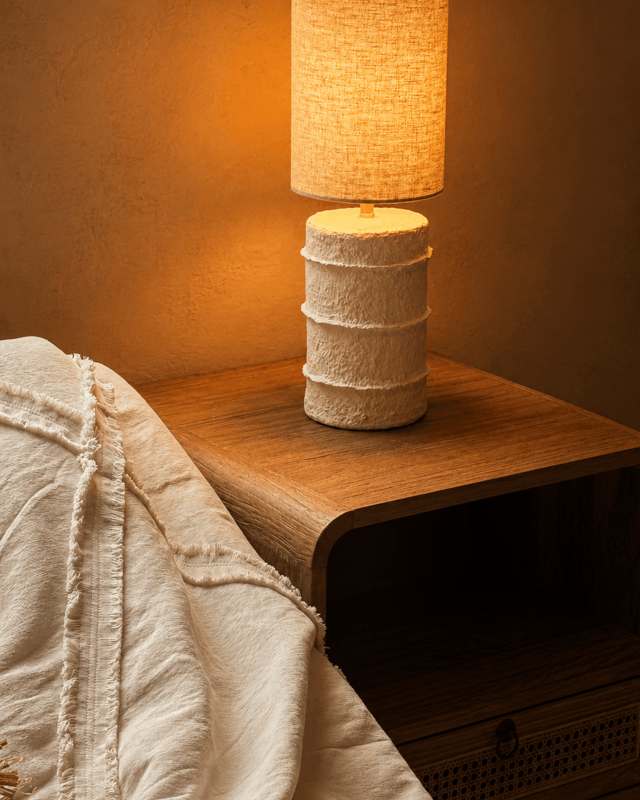 Bazar Bizar Antwerp De Contour tafellamp - wit - S