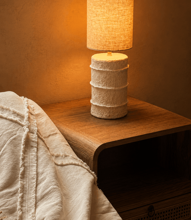 Bazar Bizar Antwerp De Contour tafellamp - wit - S