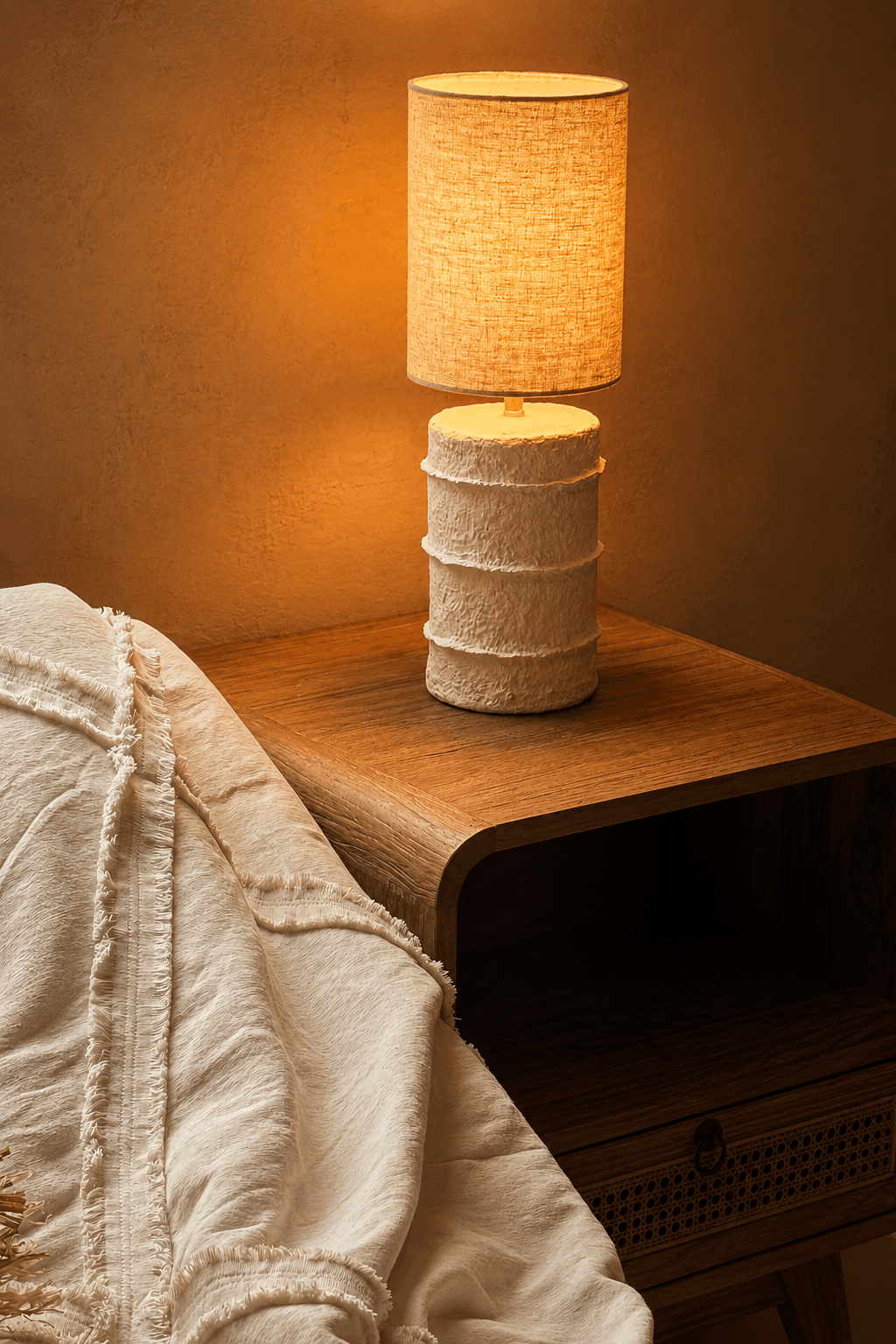 Bazar Bizar Antwerp De Contour tafellamp - wit - S