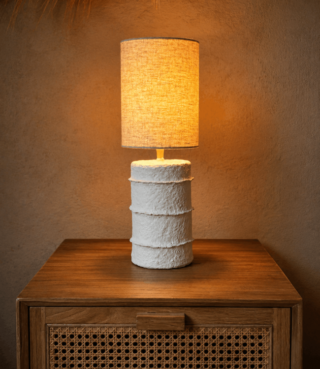 Bazar Bizar Antwerp De Contour tafellamp - wit - S