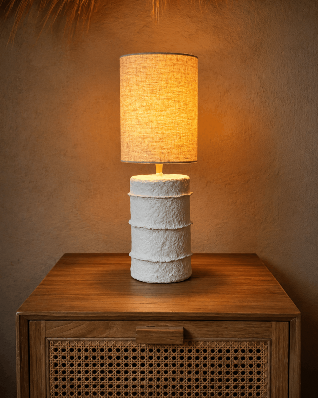 Bazar Bizar Antwerp De Contour tafellamp - wit - S