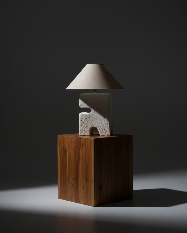Bazar Bizar Antwerp De L’Objet tafellamp - wit - S