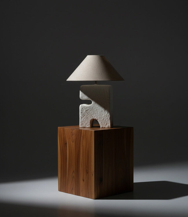 Bazar Bizar Antwerp De L’Objet tafellamp - wit - S