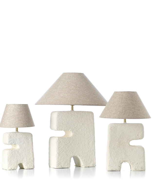 Bazar Bizar Antwerp De L’Objet tafellamp - wit - S