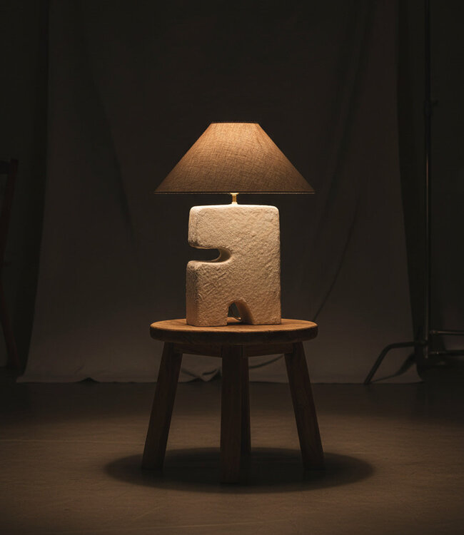 Bazar Bizar Antwerp De L’Objet tafellamp - wit - M