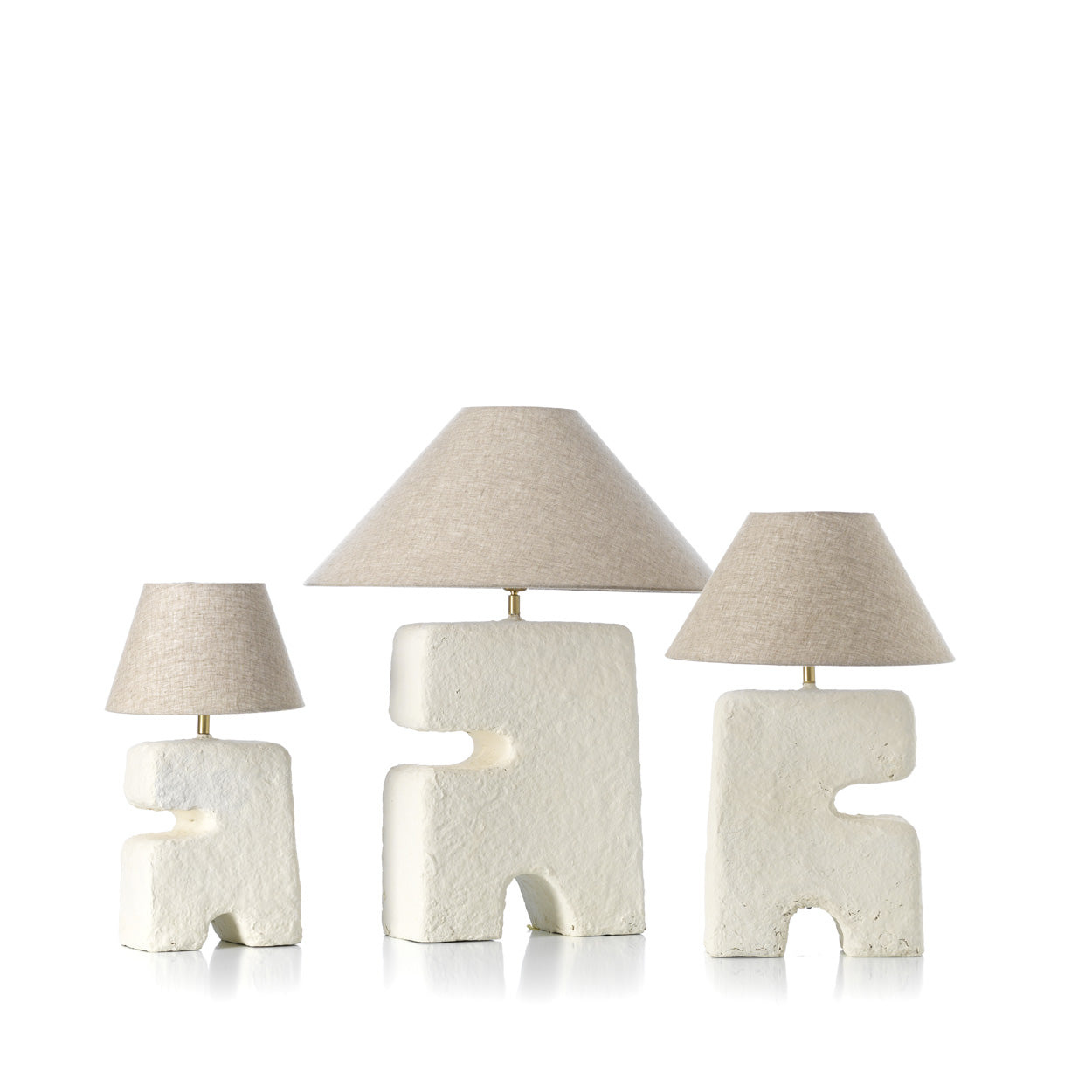 Bazar Bizar Antwerp De L’Objet tafellamp - wit - M