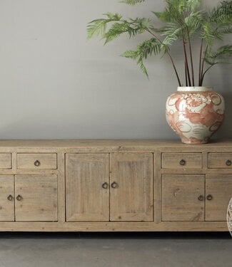 Be-Uniq Oud Dressoir Laag | China | H64xB192xD43 cm