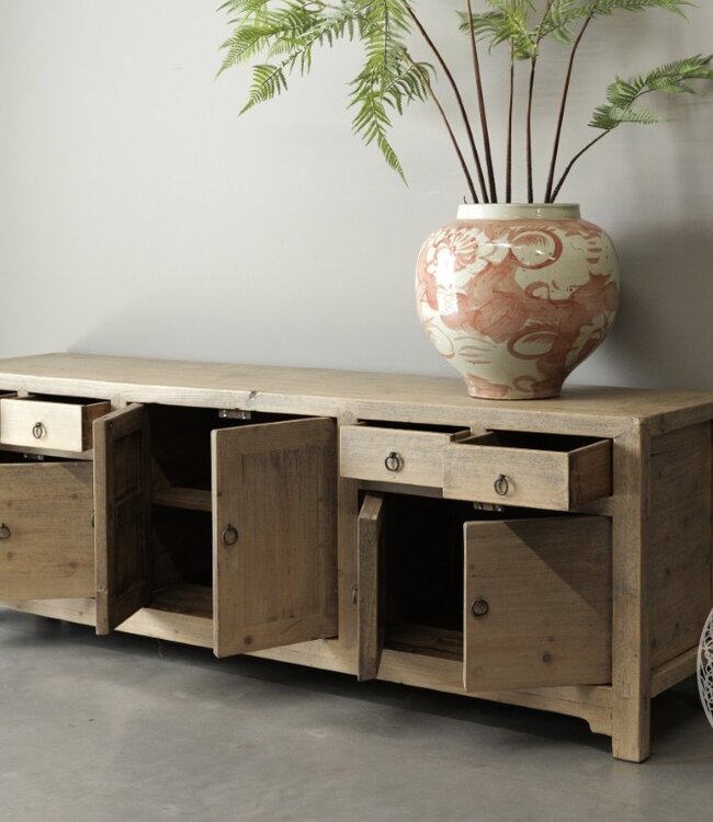Be-Uniq Oud Dressoir Laag | China | H64xB192xD43 cm