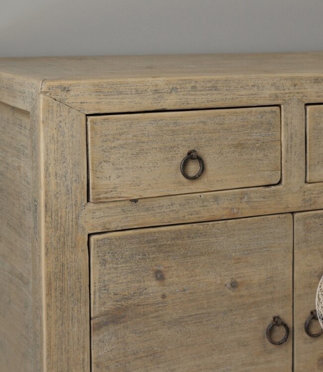 Be-Uniq Oud Dressoir Laag | China | H64xB192xD43 cm