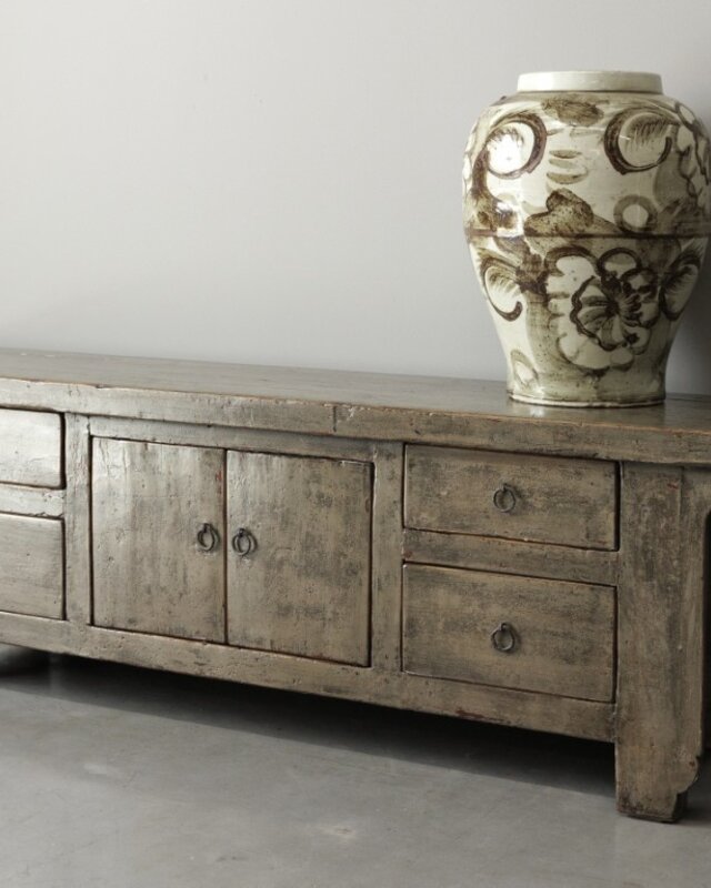 Be-Uniq Oud Dressoir Laag | China | H48xB160xD39 cm