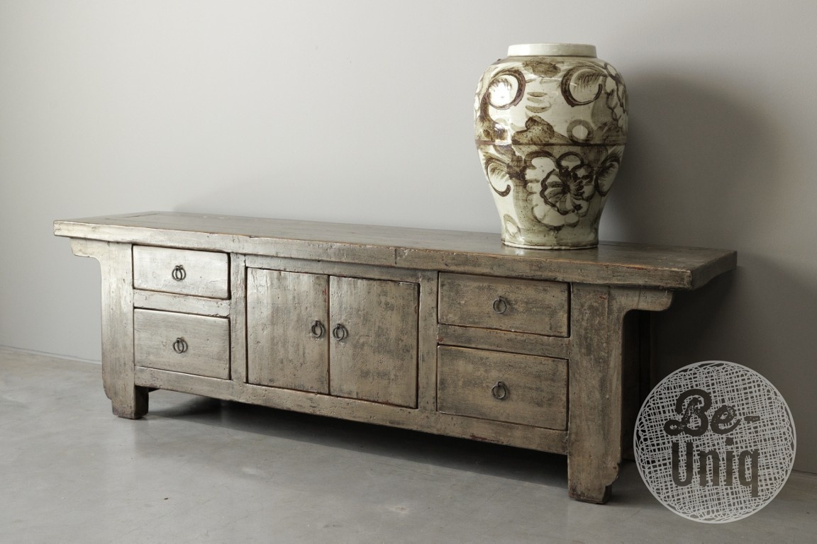 Be-Uniq Oud Dressoir Laag | China | H48xB160xD39 cm