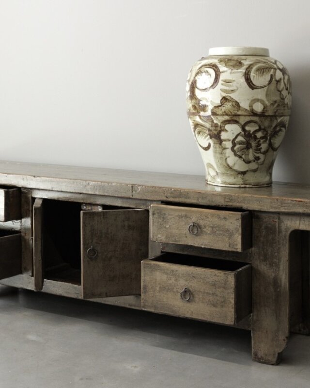 Be-Uniq Oud Dressoir Laag | China | H48xB160xD39 cm