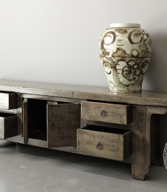 Be-Uniq Oud Dressoir Laag | China | H48xB160xD39 cm