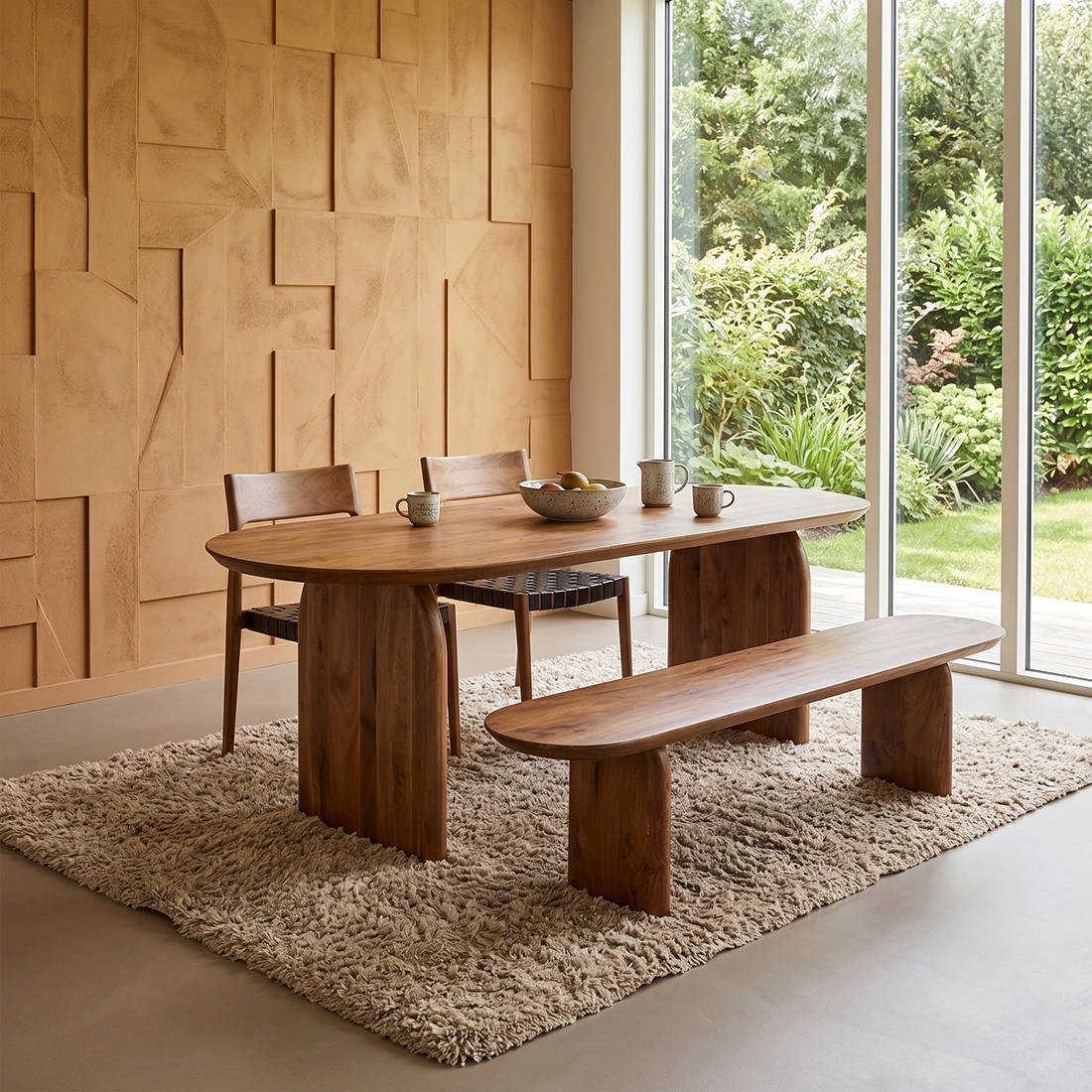 Raw Materials Amsterdam Bullnose | Eettafel Gesloten | 180 cm