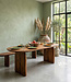 Raw Materials Amsterdam Bullnose Eettafel | Bruin | Gesloten | H76 x B200 x D90 cm