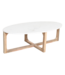 Raw Materials Amsterdam Salontafel Marmer | Ovaal | Wit | L120 x B60  x H38 cm
