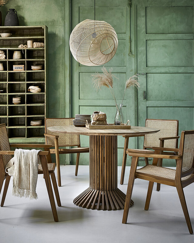 Raw Materials Amsterdam Eettafel | Eiffel | Rond | H76 x D140 cm
