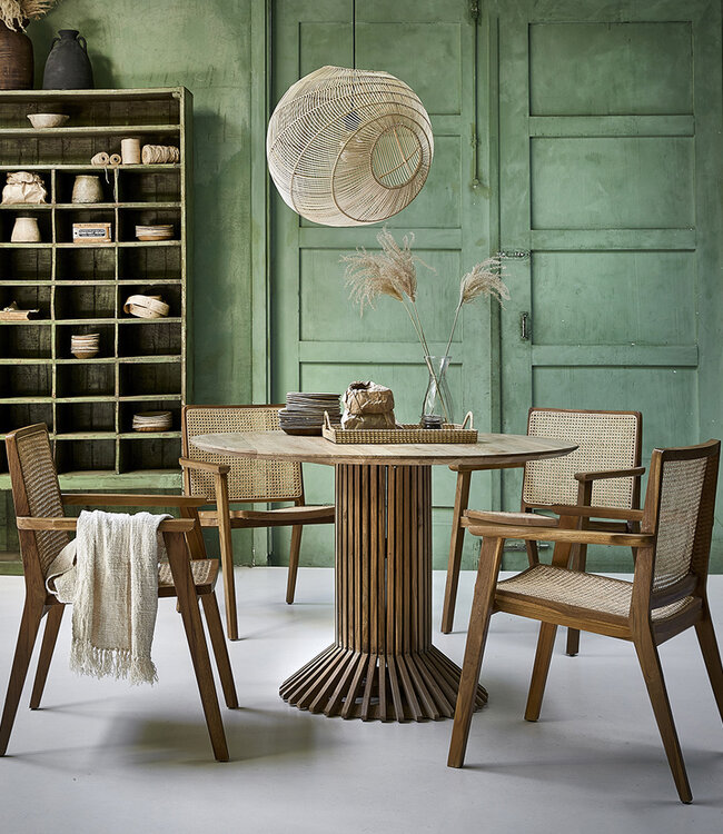 Raw Materials Amsterdam Eettafel | Eiffel | Rond | H76 x D140 cm