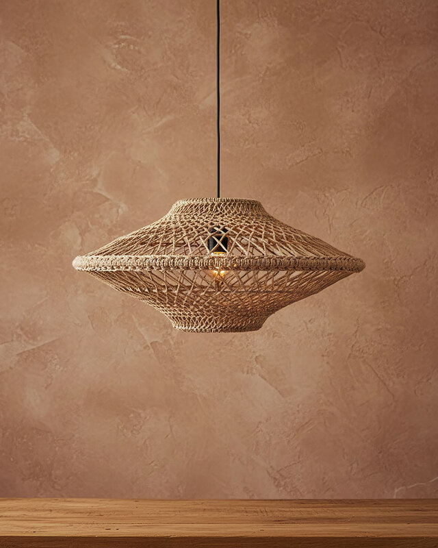 Raw Materials Amsterdam Corda Lamp | Touw | Naturel | Medium | H29 x D60 cm