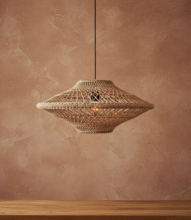 Raw Materials Amsterdam Corda Lamp | Touw | Naturel | Medium | H29 x D60 cm
