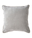 Bazar Bizar Antwerp De Velvet Crush kussenhoes - Grijs - 50x50