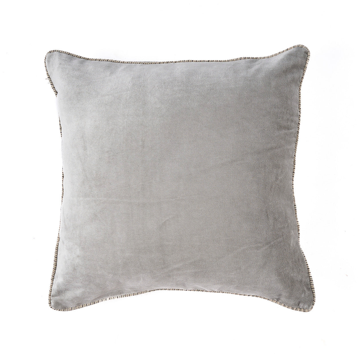 Bazar Bizar Antwerp De Velvet Crush kussenhoes - Grijs - 50x50