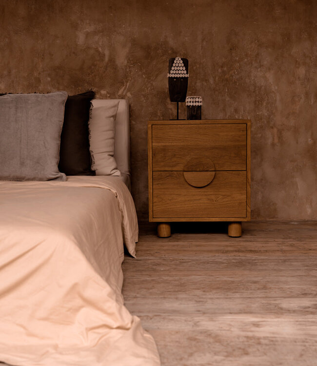 Bazar Bizar Antwerp De Velvet Crush kussenhoes - Grijs - 50x50