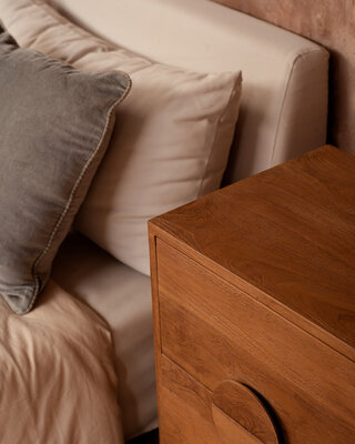 Bazar Bizar Antwerp De Velvet Crush kussenhoes - Grijs - 50x50
