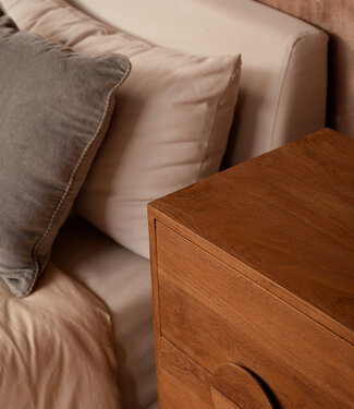 Bazar Bizar Antwerp De Velvet Crush kussenhoes - Grijs - 50x50
