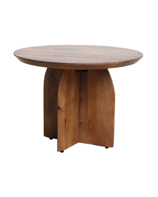 Raw Materials Amsterdam Bullnose Bijzettafel | Organisch | H40 x D55 cm