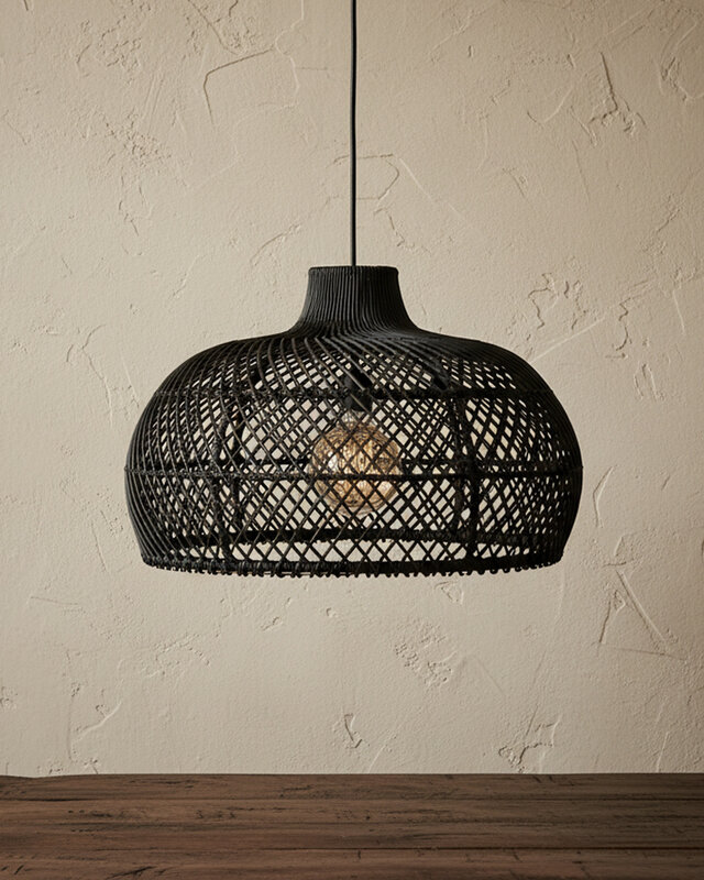 Raw Materials Amsterdam Hanglamp Maze | Rotan | D 57 x H 36 cm