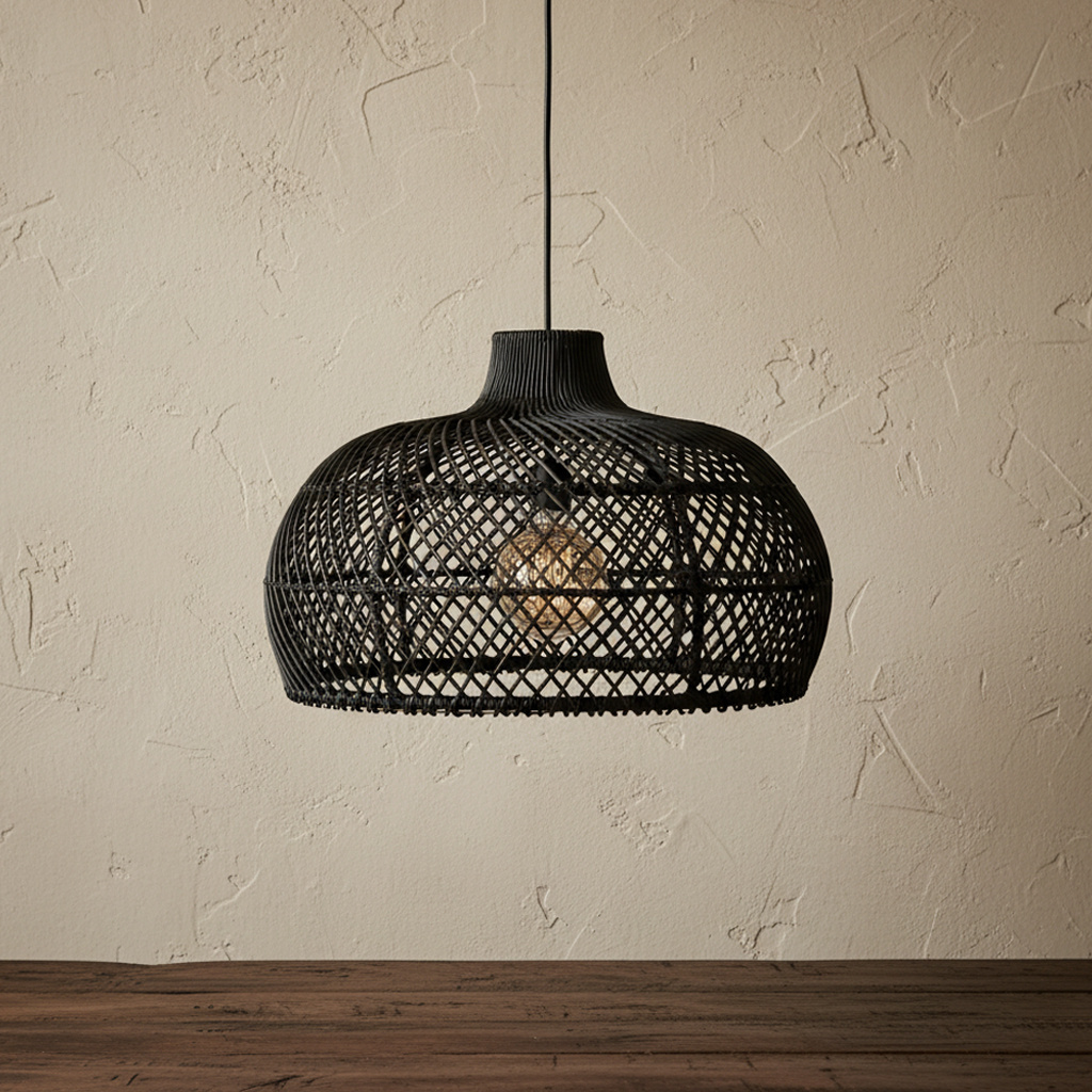 Raw Materials Amsterdam Hanglamp Maze | Rotan | D 57 x H 36 cm