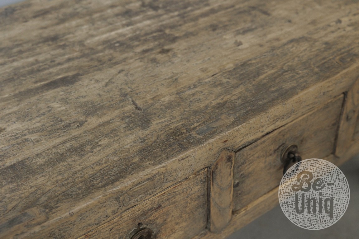 Be-Uniq Oud Bijzettafeltje | China | H37xB88xD39 cm