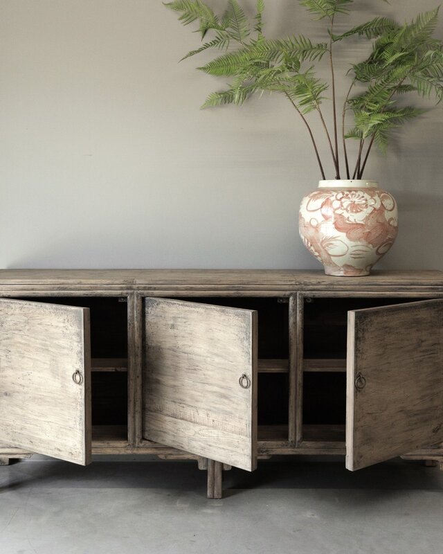 Be-Uniq Oud Dressoir Walnoot | China | H87xB192xD43 cm