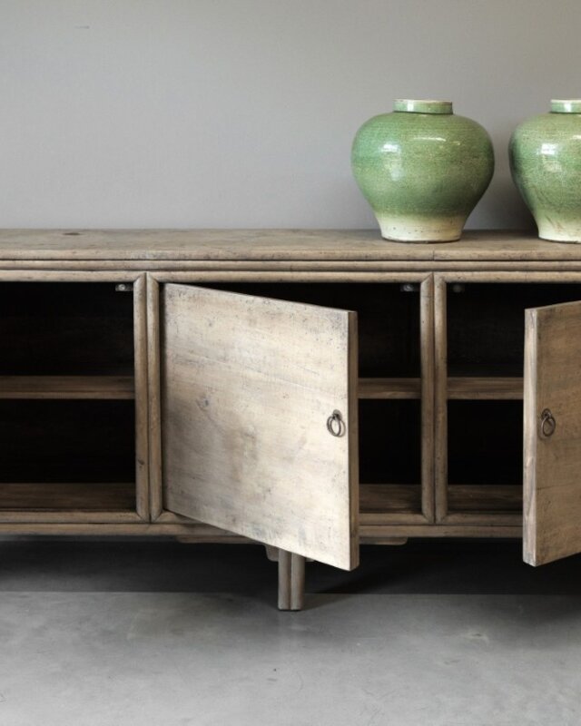 Be-Uniq Oud Dressoir Walnoot | China | H85xB197xD44 cm