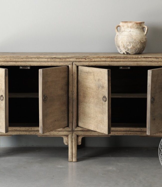 Be-Uniq Oud Dressoir Walnoot | China | H83xB160xD43 cm