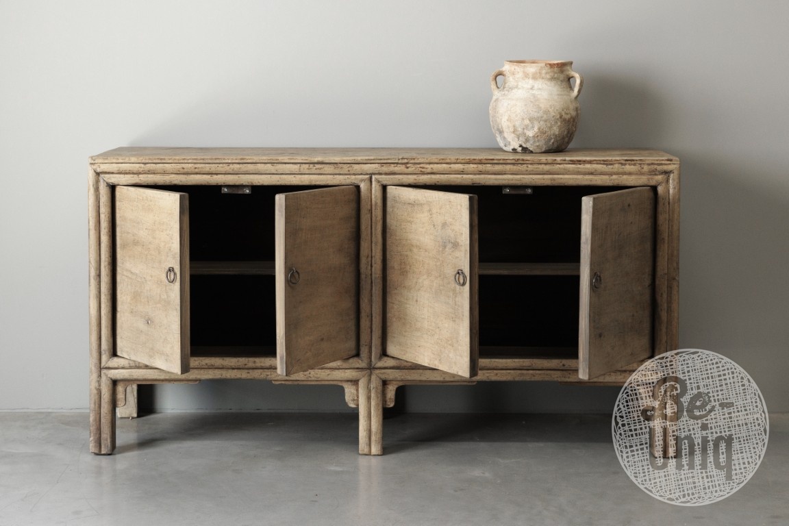 Be-Uniq Oud Dressoir Walnoot | China | H83xB160xD43 cm