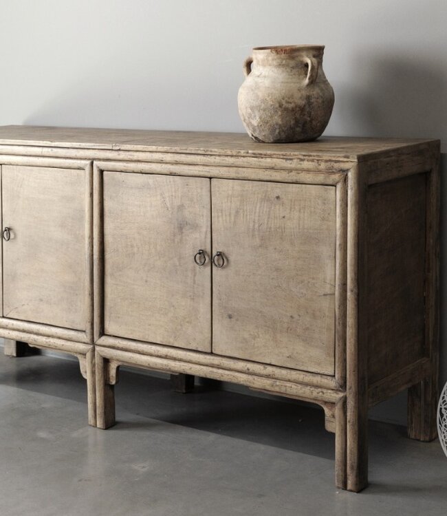 Be-Uniq Oud Dressoir Walnoot | China | H83xB160xD43 cm